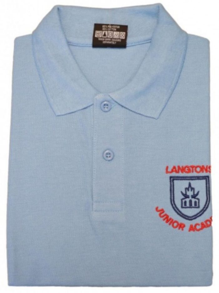 LANGTONS JUNIOR SKY POLO - Havering Schoolwear London Ltd