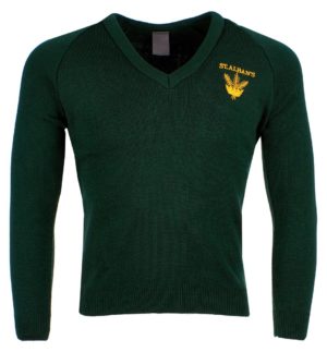 ST ALBANS KNITTED V NECK JUMPE, St Alban's