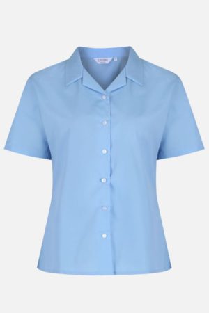 REVER BLOUSE-SS – SKY (TP), St Mary's Hornchurch, Girls Blouse