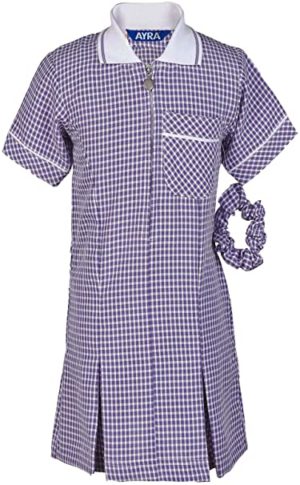 SUMMER GINGHAM DRESS- PURPLE, Elm Park