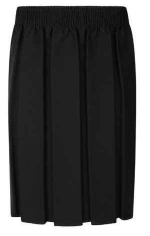 BOX PLEATED SKIRT - BLACK, Skirts & Pinafores, Benhurst, Bower Park, Concordia, Elm Park