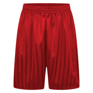 Junior Shadow Stripe Shorts - Red, Squirrels Heath, PE Shorts, James Oglethorpe