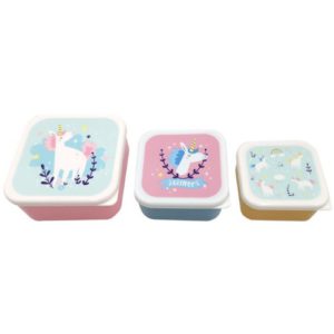 STACKABLE LUNCH BOXES SET OF 3, Bags and Lunchboxes, Lunch Box