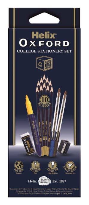 OXFORD COLLEGE STATIONERY SET, Stationery, Pens & Pencils