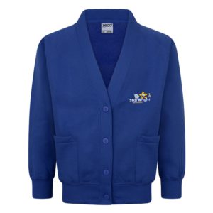 STAR BRIGHT CARDIGAN, General Schoolwear, Jumpers & Cardigans, Star Bright Day Nursery