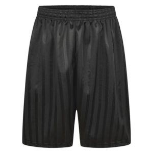 Junior Shadow Stripe Shorts - Black, Ardleigh Green, Scargill Junior, Scotts, St Alban's, Suttons, Warley Primary, General Sportswear, Mawney Foundation, PE Shorts, Concordia, Elm Park, Hacton Primary, Langtons Junior, Parklands Primary