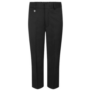 WAIST ADJUSTER TROUSER - BLACK, Junior Trousers, Benhurst, Concordia, Elm Park