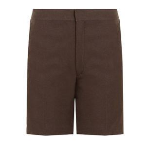 CLASSIC SHORTS - BROWN, Ursuline Preparatory