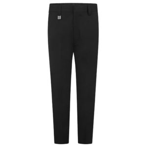 ZECO SLIM FIT TROUSERS - BLACK, Boys Trousers, Junior Trousers